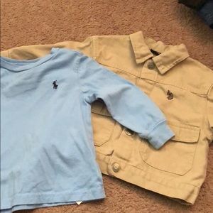 Polo Ralph Lauren jacket and shirt